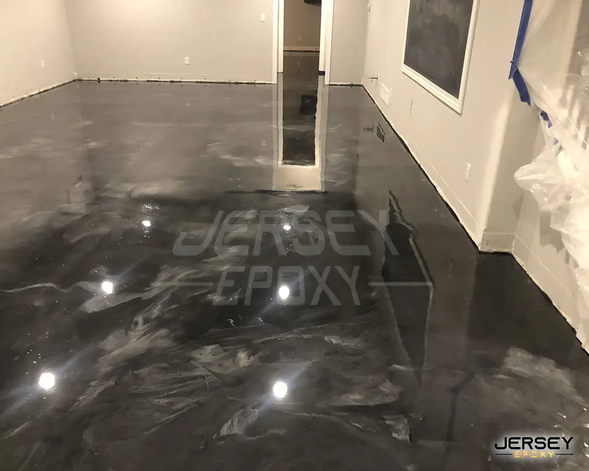 Metallic Epoxy Flooring by Jersey Epoxy