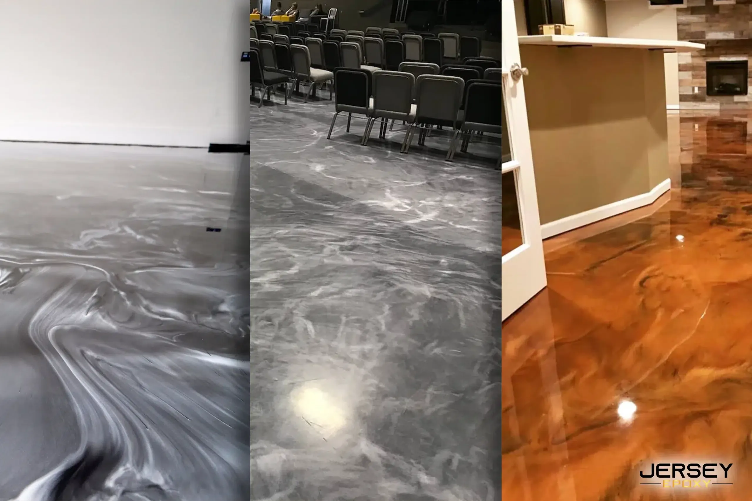 Metallic Epoxy Examples Gallery