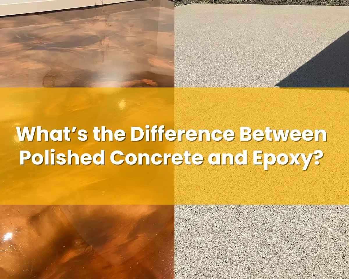 What’s the Difference Between Polished Concrete and Epoxy?