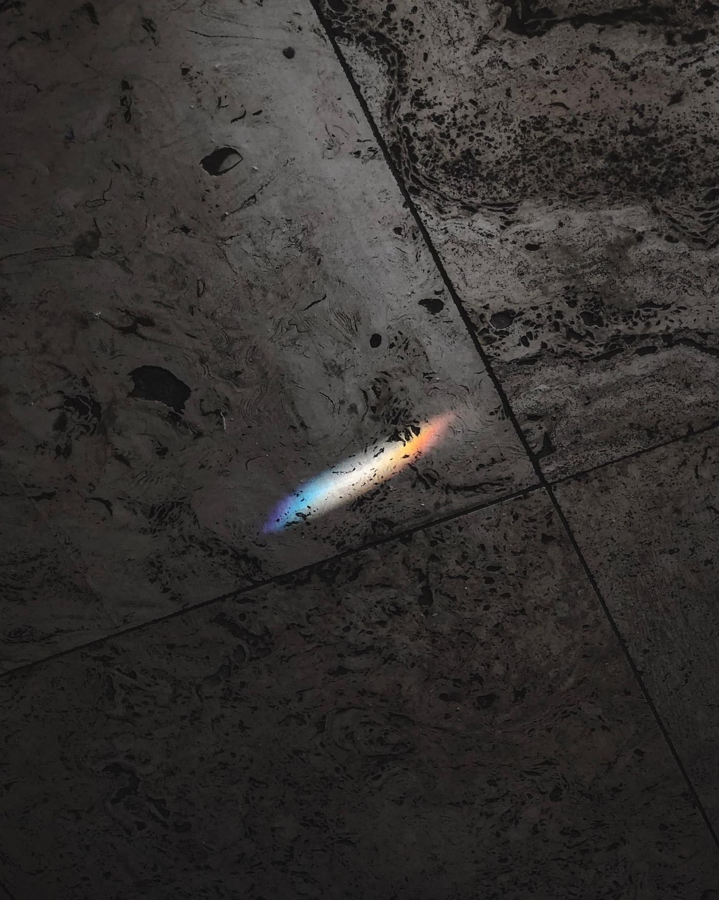Seamless resinous floor in a commercial interior