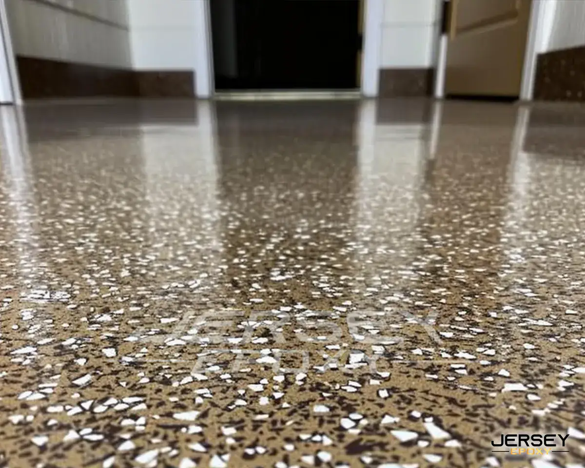 Flaked Epoxy Flooring by Jersey Epoxy