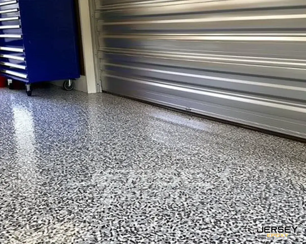 Flaked Epoxy Flooring by Jersey Epoxy