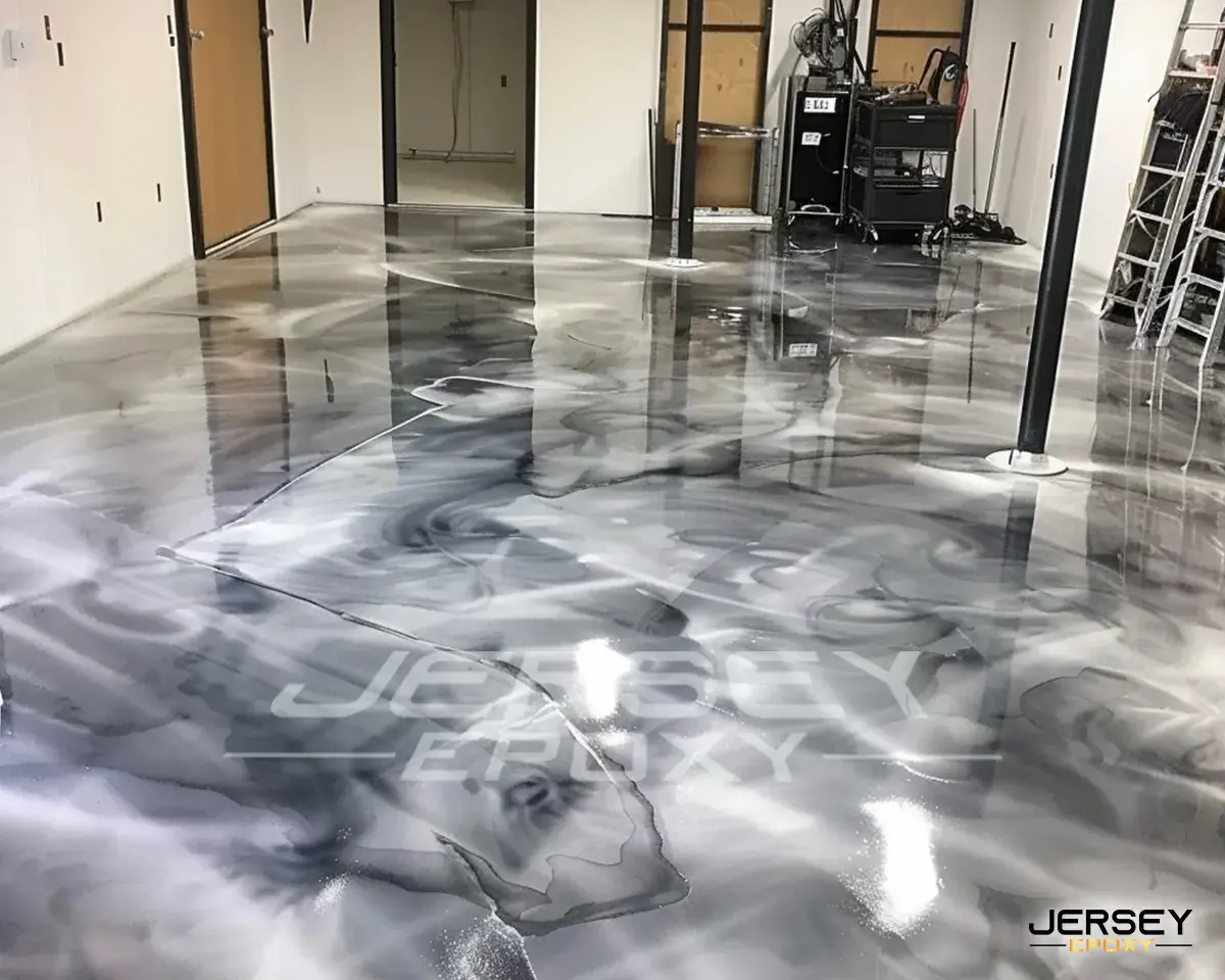 Metallic Epoxy Flooring by Jersey Epoxy
