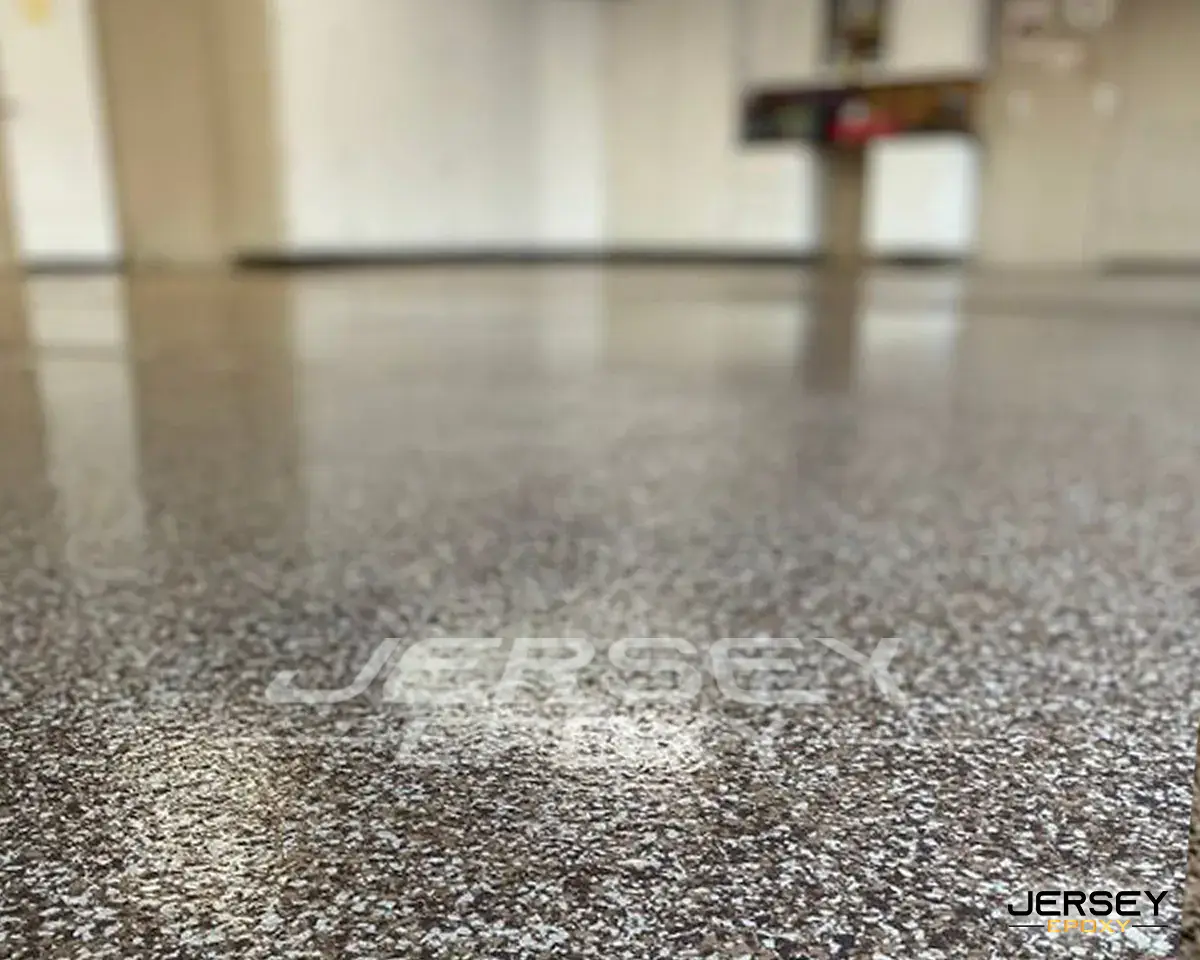 Flaked Epoxy Floor Services by Jersey Epoxy