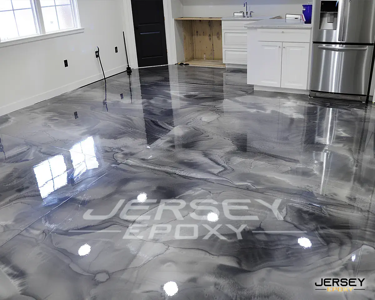 Metallic Epoxy Flooring by Jersey Epoxy