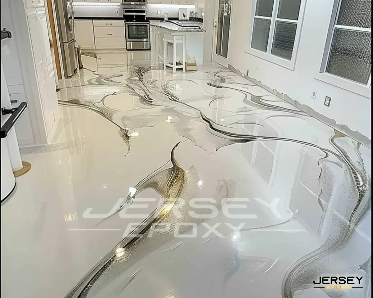 Metallic Epoxy Flooring by Jersey Epoxy