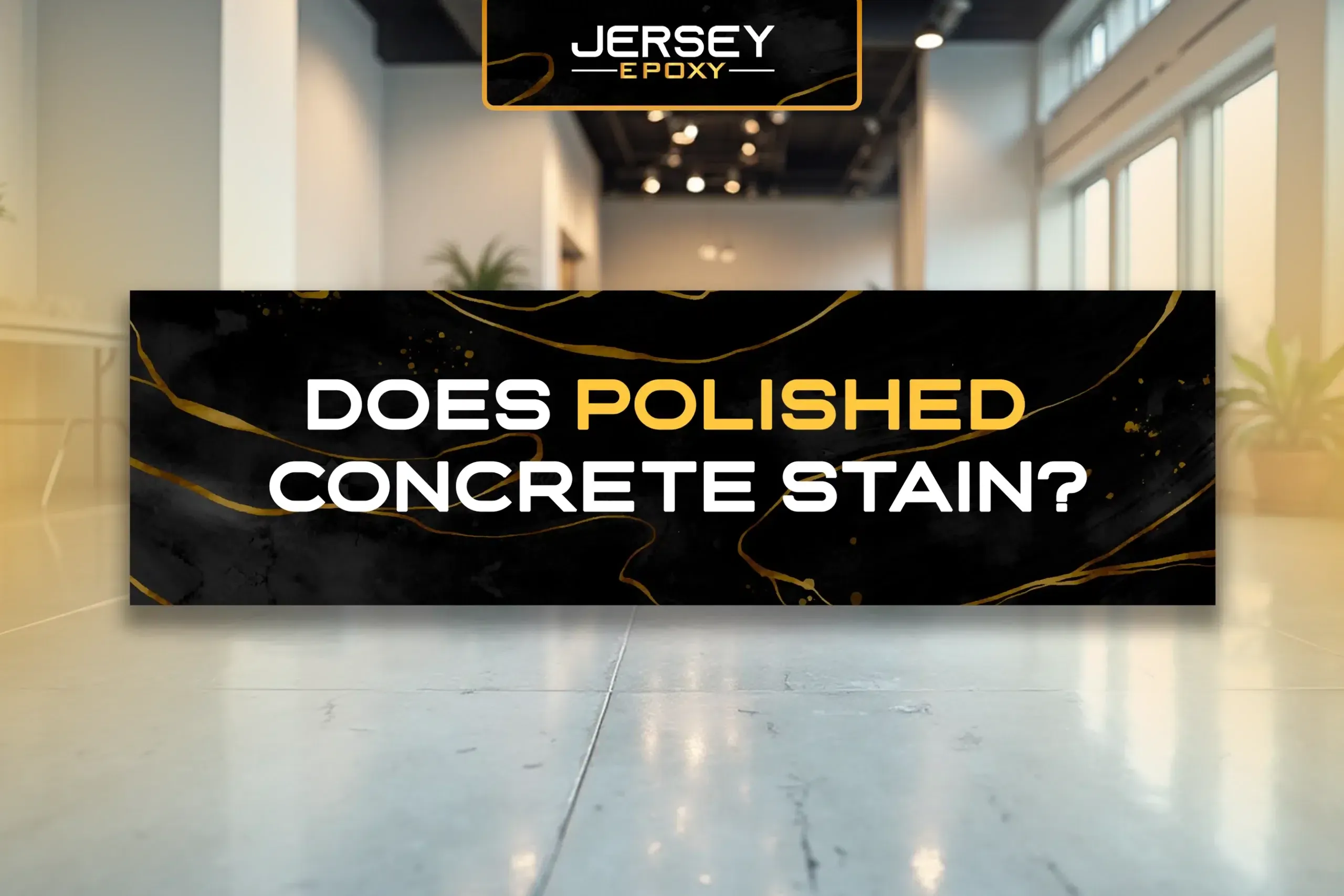 Does Polished Concrete Stain