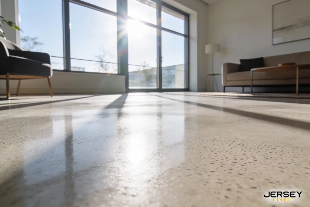 Common Interior Concrete Floor Finishes UV-Stable Polyaspartic Flooring